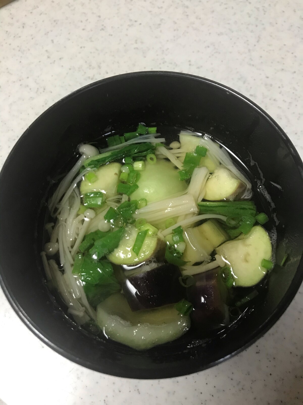 お吸い物 ナス えのき 青梗菜 レシピ 作り方 By おにぎり太郎 楽天レシピ お吸い物 ナス えのき 青梗菜 レシピ 作り方 By おにぎり太郎 楽天レシピ
